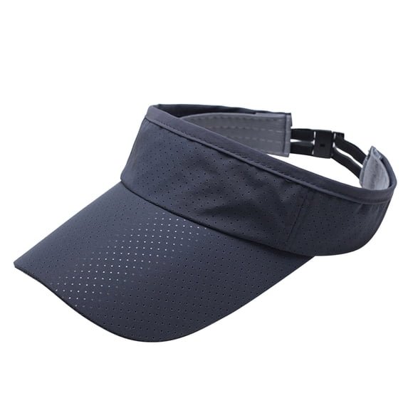 Baseball Caps Family Sun Visor Hat for Men and Women Sports Visor Visor Cap Sun Shield Gray