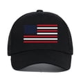 thumbnail image 1 of Baseball Caps For Men Women American Flag Print Cotton Five Panel Mesh Snapback Hat Adjustable Baseball Cap Summer BK1 A, 1 of 2