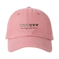 thumbnail image 1 of Baseball Caps For Women Men Heart Dad Hat Adjustable Lightweight Cotton Unisex Cap For Sports & Everyday Wear One Size 1 pc, 1 of 4