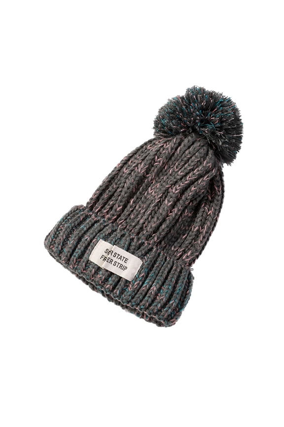 Baseball Caps Hats For Wool Knit Hat Winter Hats For Women Thick Warm Lined For Women Cold Weather Cap Gray