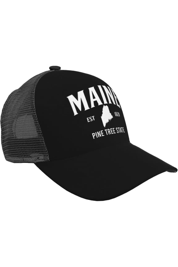 Baseball Caps Hiking Mesh Caps for Men Mesh Baseball Hat Maine Hats