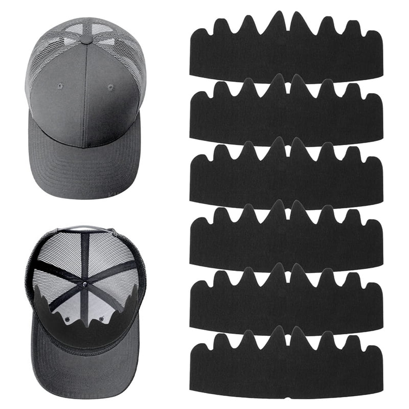 Baseball Caps Inserts Shapers, Flexible Washable Reusable Hat Liner Cap ...