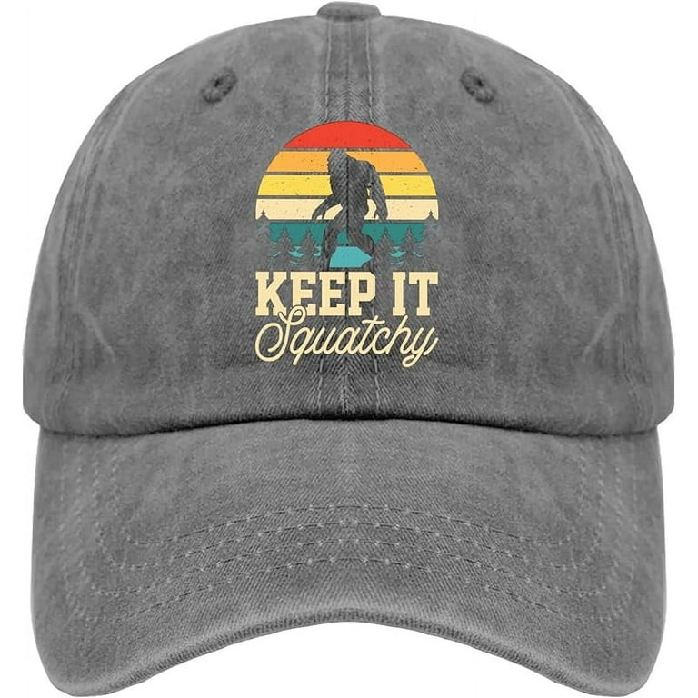 Baseball Caps Keep it Squatchy Baseball Cap Vintage Baseball Cap for Men
