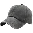 thumbnail image 1 of Baseball Caps Men Unstructured Washed Baseball Dad Hat Classic Low Profile Adjustable Unisex Casual Outdoor Headwear, 1 of 2