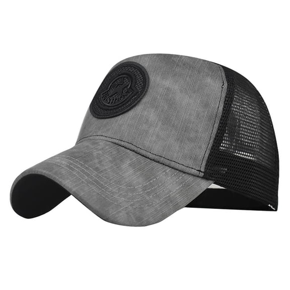 Baseball Caps Men Women Star Pattern Plaid Adjustable Unisex Hat Running Workouts Daily Casual Activities Grey One Size