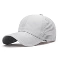 thumbnail image 1 of Baseball Caps for Outdoor Sports Lightweight Breathable Mesh Performance Cap for Men Women Sports Hat# end start#s# Baseball Caps Men Adjustable Snapback Baseball Cap Vented Performance Cut Green, 1 of 3