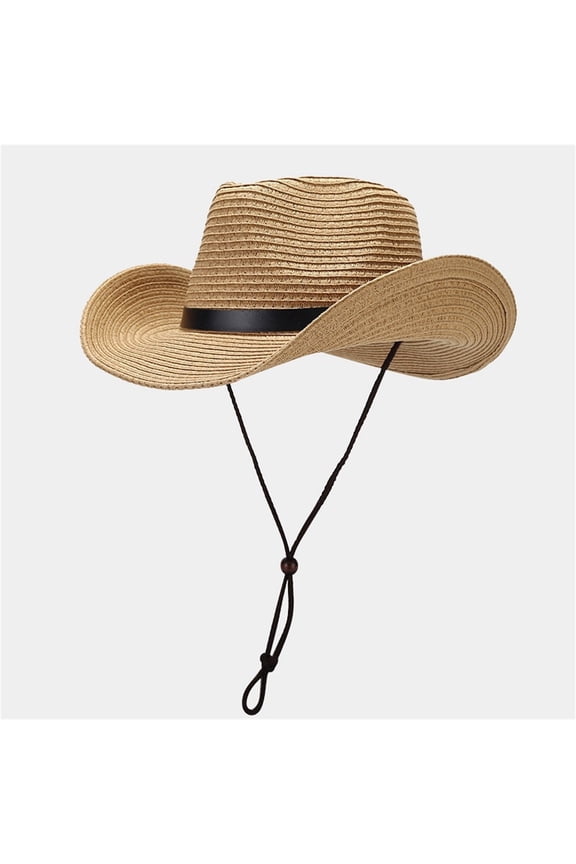 Baseball Caps Outdoor Sun Hats Cowboy Men and Women Go Out To Tour The West Wind Big Belt Decoration Sunblock Hat