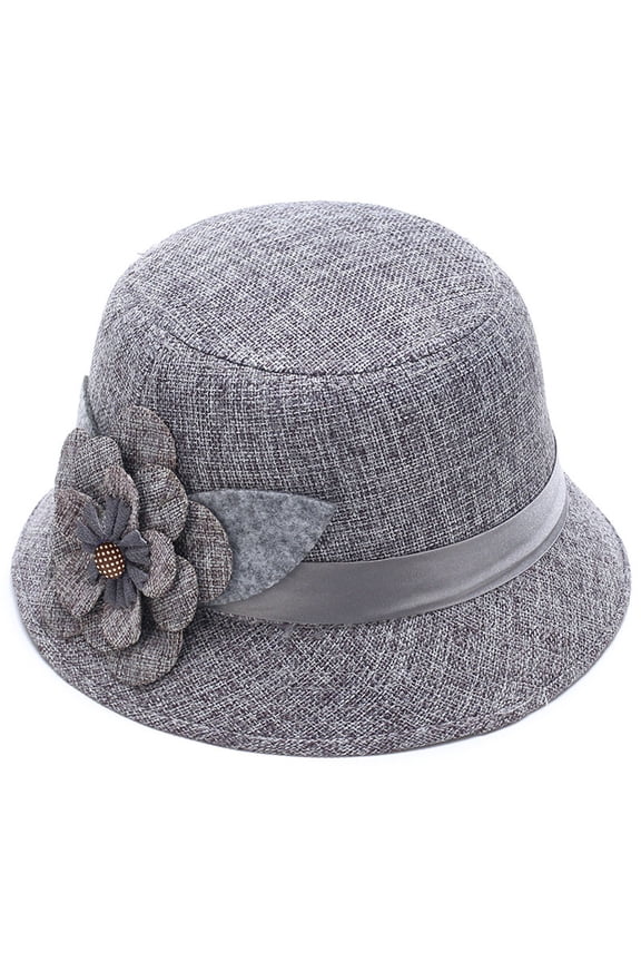 Baseball Caps Outdoor Sun Hats Cowboy Womens Linen Sunshade Hat Sunscreen Breathable Big Flower Princess Straw Hat