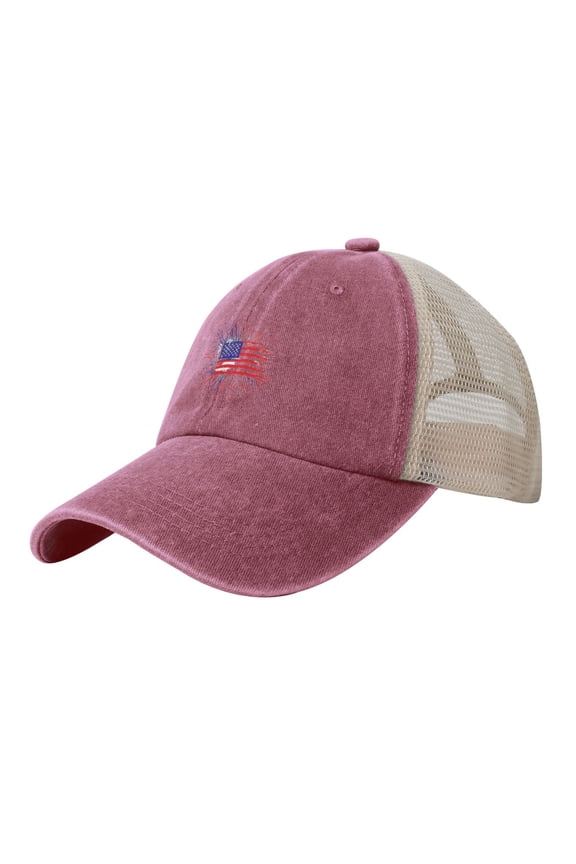 Baseball Caps Red-white-blue-flag-with-red-blue-background_ Printing Dad Hat Sport Hats for Men,Women Teen Graphic,Cool,Fashion,Trendy,Casual} Adjustable for Snapbacks Red One Size