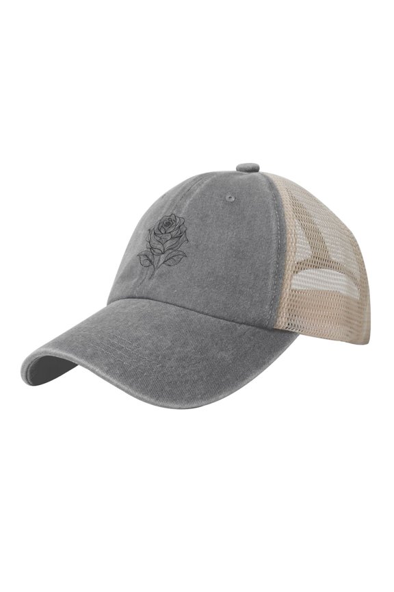 Baseball Caps Rose-88 Printing Dad Hat Sport Hats for Men,Women Teen Graphic,Cool,Fashion,Trendy,Casual} Adjustable for Snapbacks Gray One Size