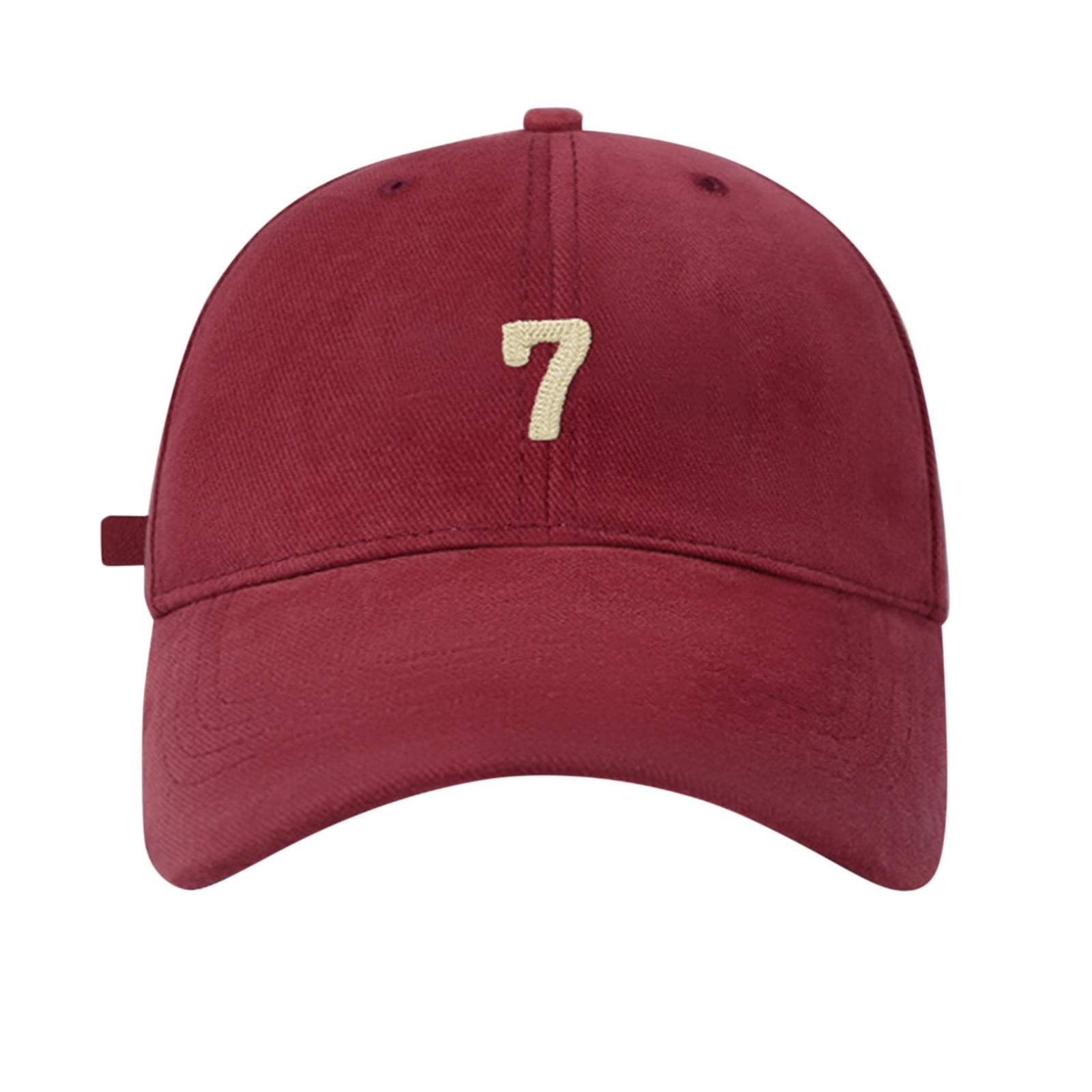 Baseball Caps Spring/Summer Big Head Soft Top 7 Digital Solid Duck