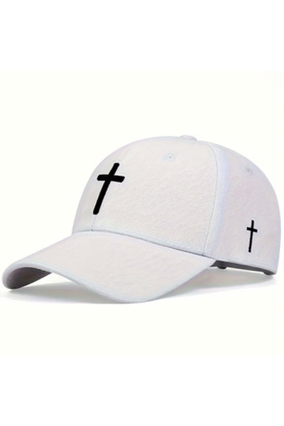 Baseball Caps Washable Cotton Sun Cap Embroidered Sun Baseball Cap For Men And Women Spring And Autumn Casual Fishing Hat Adjustable Hat White One Size