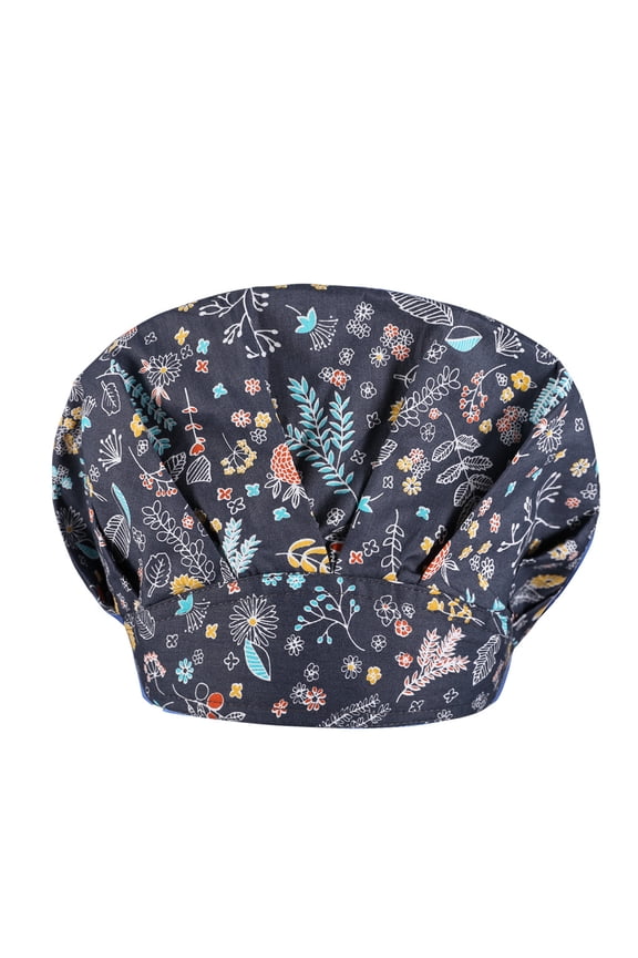 Baseball Caps Women's Berets Unisex Fashion Cotton Print Nurse Adjustable Hat Unisex Scrub Cap