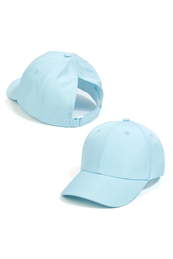 Baseball Caps for Girls Kids Casual Classic for Kids Workout Cap Breathable Mesh Back Washed Low Profile Cap Beach Holiday Cap Blue S