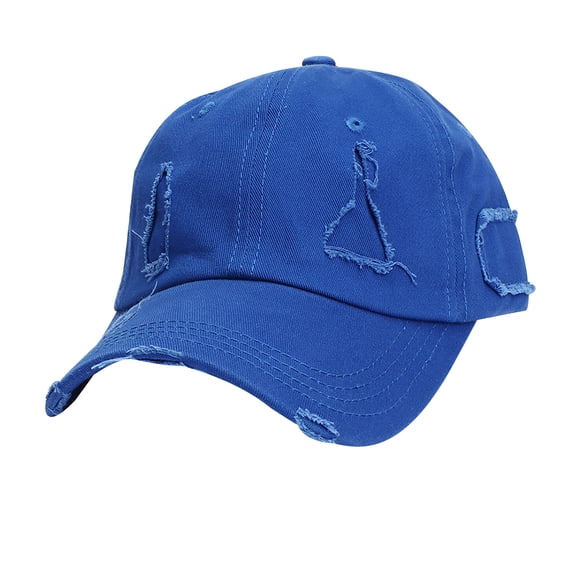 Baseball Caps for Men Women Casual Solid Washed Distressed UV Protection Sun Hat Classic Adjustable Trucker Hat