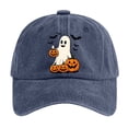 thumbnail image 1 of Baseball Caps for Women Halloween Print Washed Baseball Cap Adjustable Unisex Casual Hat for Outdoor Sports and Daily Wear, 1 of 3