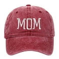 thumbnail image 1 of Baseball Caps for Women MOM Embroidered Baseball Cap Style Adjustable Dad Hat For Women Men, 1 of 3