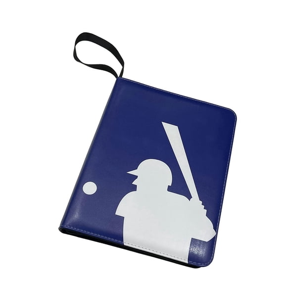 Baseball Card Binder, 900 Card Capacity, 3 Rings with Zipper and Handle