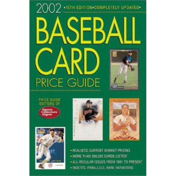 Pre-Owned 2002 Baseball Card Price Guide (Baseball Card Price Guide, 2002) (Paperback) 0873493966 9780873493963