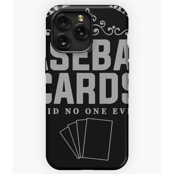 Baseball Cards Trading Sports Memorabilia Hobby A7725 Phone Case for iPhone 11 to 17 Pro Max