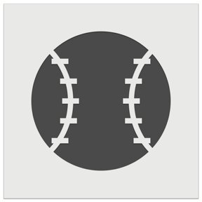 Baseball Cartoon DIY Cookie Wall Craft Stencil - 3.5 Inch