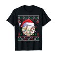 Baseball Christmas Ugly Sweater Funny Santa Sport Men Kids TShirt