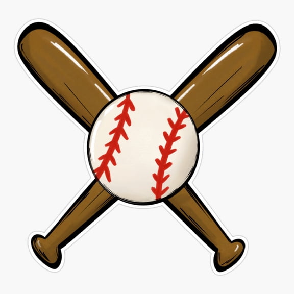 Baseball Classic Diamond Sport Sticker