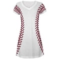 thumbnail image 1 of Baseball Costume All Over Juniors Beach Cover-Up Dress, 1 of 2
