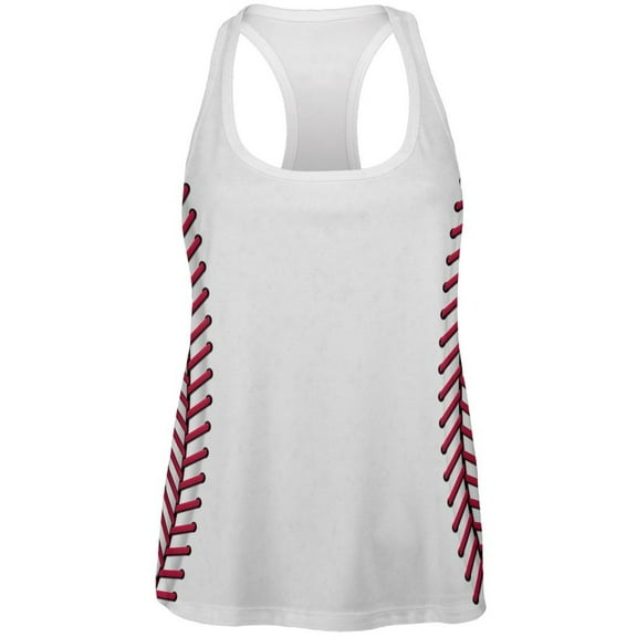 Baseball Costume All Over Womens Work Out Tank Top - Medium