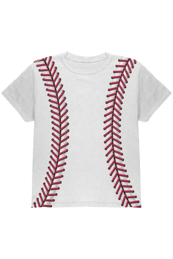 Baseball Costume All Over Youth T Shirt