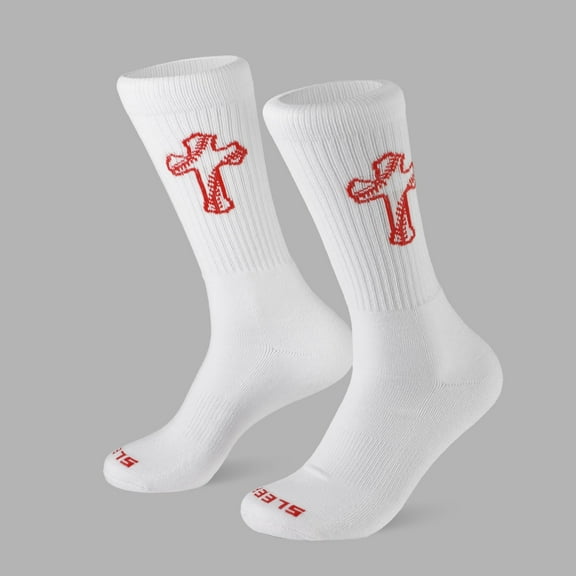 Baseball Cross Crew Socks