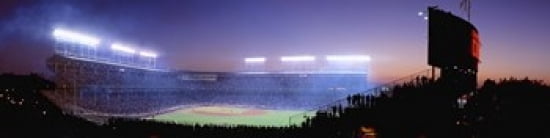 Baseball Cubs Chicago Illinois USA Canvas Art - Panoramic Images (20 x 5)