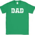 thumbnail image 1 of Baseball DAD T-Shirt Funny Parent Fathers Day League Sports Humor Text Tee - Green, S, 1 of 1