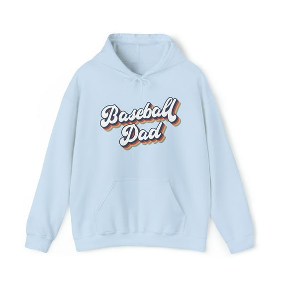 Baseball Dad 1970s 70s Hoodie, Gifts, Hooded Sweatshirt