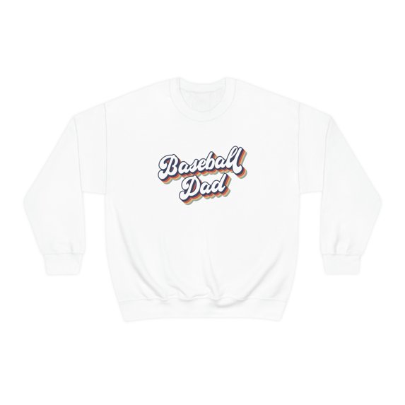 Baseball Dad 1970s 70s Sweatshirt, Gifts, Sweater Shirt