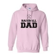 thumbnail image 1 of Baseball Dad Adult Hooded Sweatshirt, 1 of 3