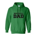 thumbnail image 1 of Baseball Dad Adult Hooded Sweatshirt, 1 of 3
