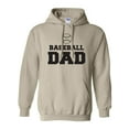 thumbnail image 1 of Baseball Dad Adult Hooded Sweatshirt, 1 of 3