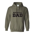 thumbnail image 1 of Baseball Dad Adult Hooded Sweatshirt, 1 of 3