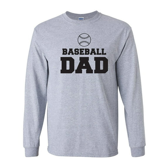 Baseball Dad Adult Long Sleeve T-shirt