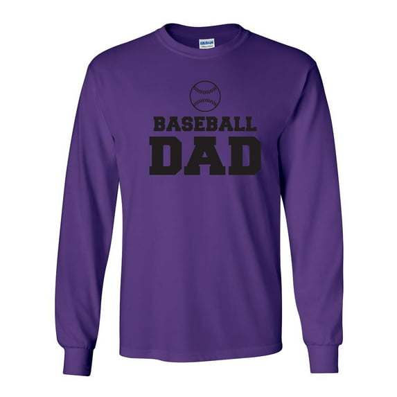 Baseball Dad Adult Long Sleeve T-shirt