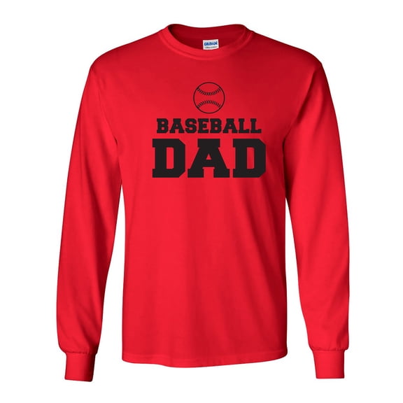 Baseball Dad Adult Long Sleeve T-shirt