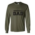 thumbnail image 1 of Baseball Dad Adult Long Sleeve T-shirt, 1 of 3
