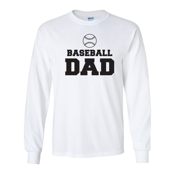 Baseball Dad Adult Long Sleeve T-shirt