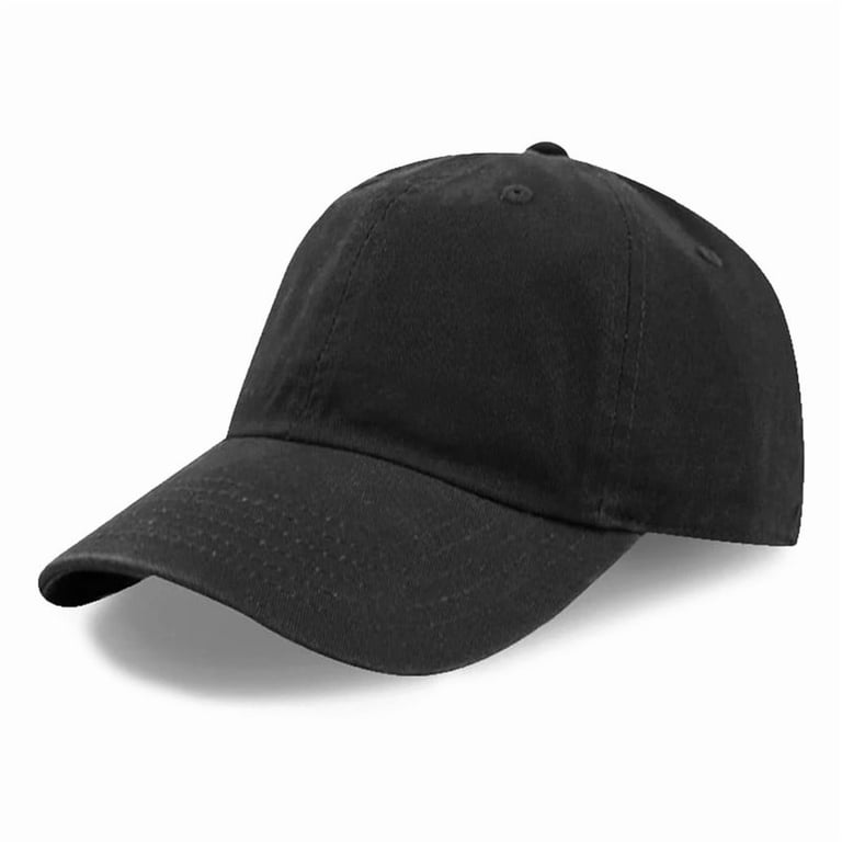 Baseball Cap Black(Washed)golf Dad Hat Men Women Plain Cap Baseball Dad Cap Women Men Plain Washed Low Profile Cotton  main image 3
