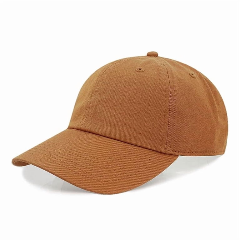 Baseball Cap Orange(Washed) Golf Dad Hat Men Women Plain Cap Baseball Cap Men Women Washed Cotton Dad Cap Classic Vintage  main image 2