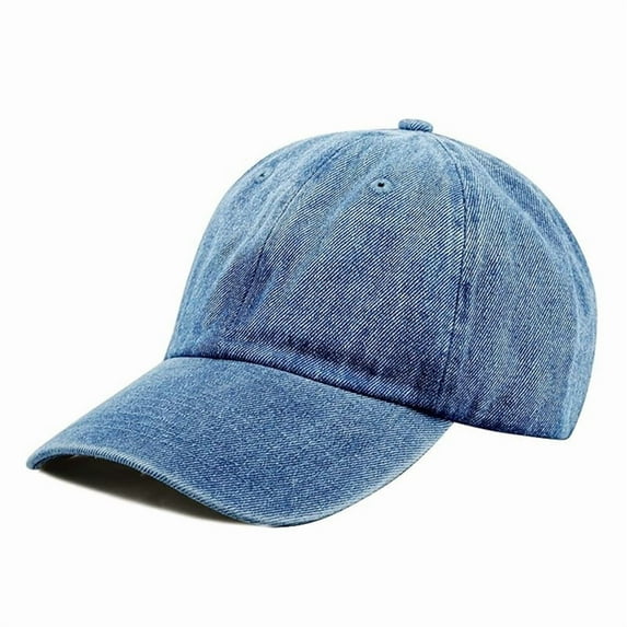 Baseball Dad Hat Women Men Blank Washed Low Profile Cotton and Denim UPF 50+ Running Golf Cap Hat