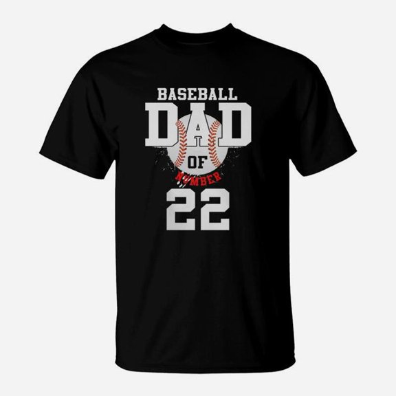 Baseball Dad Of Number 22 TShirt