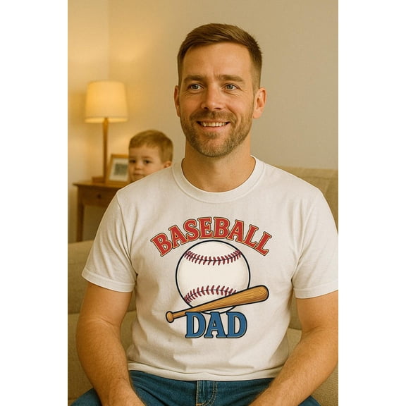 Baseball Dad T-Shirt, Funny Baseball Dad Graphic Tee, Sports Dad Shirt, Fathers Day Gift for Baseball Loving Dad
