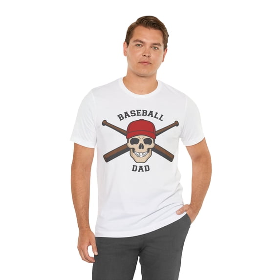 Baseball Dad Unisex Jersey Short Sleeve Tee